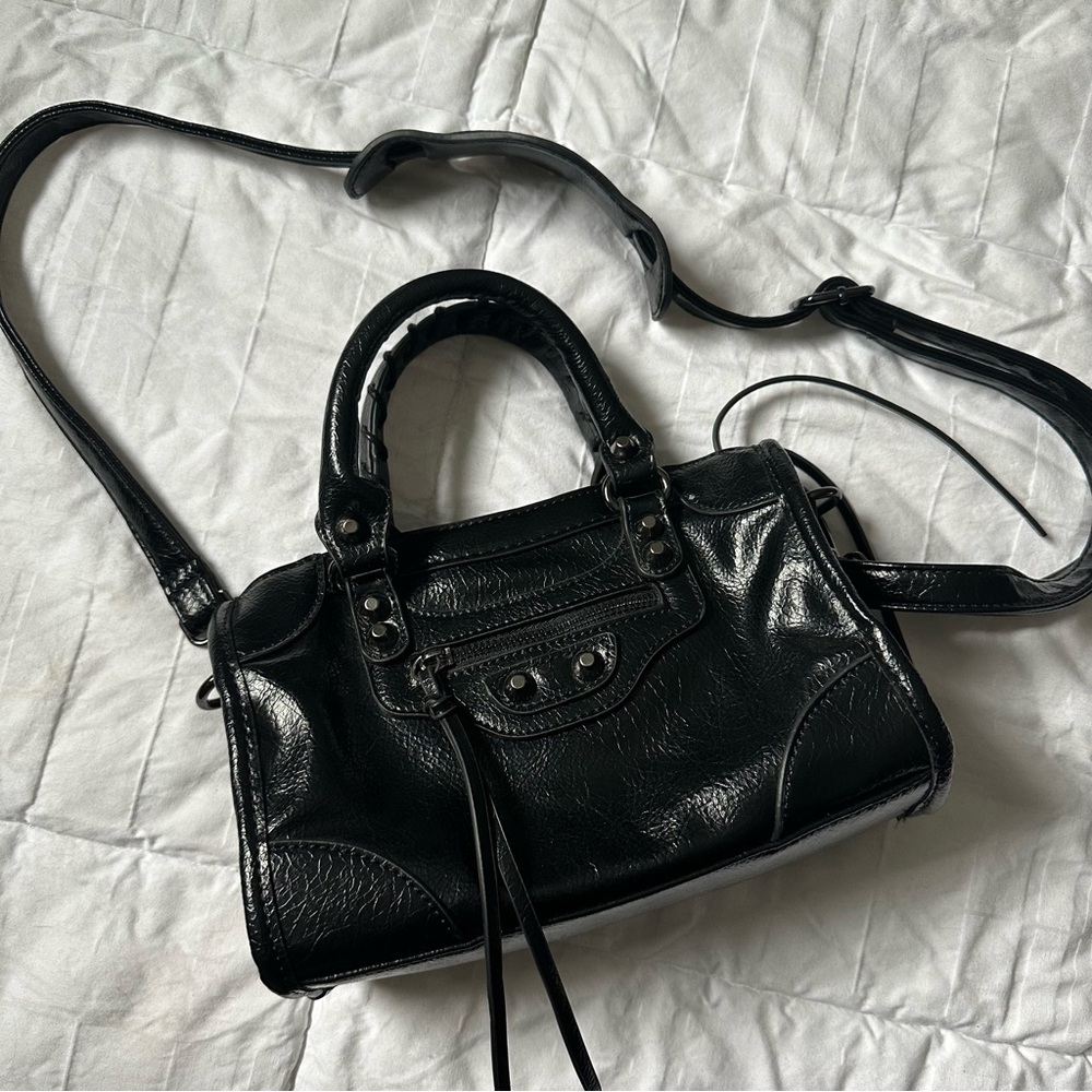 Black Studded Bag